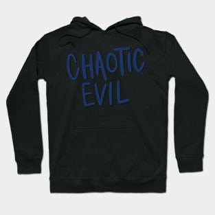 Chaotic Evil Alignment Handwritten Hoodie